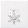 Jeweled Snowflake Ornament, Back View
