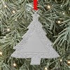 Silver Tree Scroll Ornament (front)