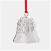 Silver Scroll Bell Ornament- Front