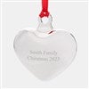 Back of Silver Puffed Heart Ornament