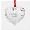 Product Thumbnail Memorial Heart Locket Ornament, Front