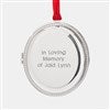 Product Thumbnail Memorial Beaded Locket Ornament, Front