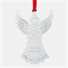 Product Thumbnail Back of Memorial Silver Angel Ornament