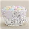 White Easter Basket Back