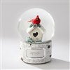 Product Thumbnail Memorial Cardinal on House Snow Globe