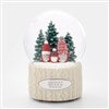 Product Thumbnail  Engraved Three Plaid Gnomes Snow Globe 