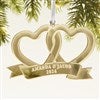 Product Thumbnail Gold Acrylic Ornament