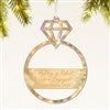 Product Thumbnail Gold Acrylic Ornament 