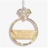 Product Thumbnail Gold Acrylic Ornament 