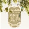 Product Thumbnail Gold Acrylic Ornament