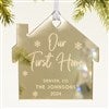 Product Thumbnail Gold Acrylic Ornament 