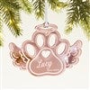 Rose Gold Acrylic Ornament