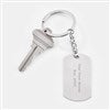 Product Thumbnail Nickel Dog Tag Keychain