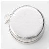 Silver Round Jewelry Box and Travel Case