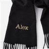 Product Thumbnail Soft Fringe Scarf in Solid Black  