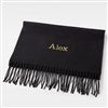 Product Thumbnail Soft Fringe Scarf in Solid Black  