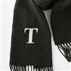 Soft Fringe Scarf in Solid Charcoal Grey