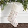 Product Thumbnail Ivory Faux Fur Stocking
