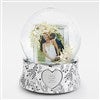 Product Thumbnail Engraved Musical Floral Photo Snow Globe