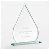 Product Thumbnail Engraved Glass Tear Drop Award - Small