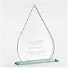 Product Thumbnail Engraved Glass Tear Drop Award - Large  