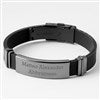 Product Thumbnail Gunmetal & Rubber ID Bracelet  