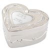 Heart Silver and Ivory Enamel Box