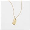 Product Thumbnail Gold/Sterling Silver Dog Tag Necklace