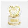 Engraved Gold Mom Heart Snow Globe