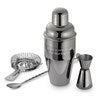 Engraved Gunmetal Shaker Set