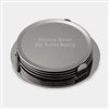 Product Thumbnail Gunmetal Coaster Set with Holder