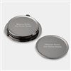 Product Thumbnail Gunmetal Coaster Set with Holder