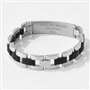 Product Thumbnail Inside of Matte Black & Silver Bracelet