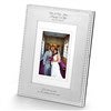 Product Thumbnail Silver Beaded Wedding Frame- Vertical