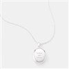 Product Thumbnail Back of Sterling Silver/Diamond Locket
