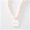 Pearl & Sterling Silver Pendant Necklace