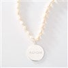 Product Thumbnail Pearl & Sterling Silver Pendant Necklace