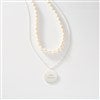 Pearl & Sterling Pendant Necklace Set