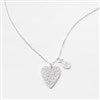 Sterling Silver Filigree Heart Necklace