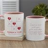 11oz Pink Handle Mug