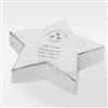 Pmall thumb Personalized Logo Silver Star Paperweight  - 46338