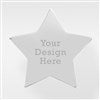 Pmall thumb Personalized Logo Silver Star Paperweight  - 46338