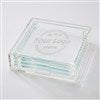 Pmall thumb Personalized Logo Glass Coaster Set With Case - 46417