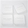 Pmall thumb Personalized Logo Glass Coaster Set With Case - 46417