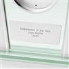Pmall thumb Personalized Logo Modern Glass Recognition Clock - 46424