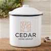 Pmall thumb Personalized Logo Enamel Canister - Medium - 46537