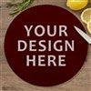 Pmall thumb Personalized Logo Round Glass Cutting Board 12"  - 46732