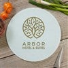 Pmall thumb Personalized Logo Round Glass Cutting Board 8"  - 46733