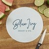 Pmall thumb Personalized Logo Round Glass Cutting Board 8"  - 46733