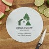 Pmall thumb Personalized Logo Round Glass Cutting Board 8"  - 46733